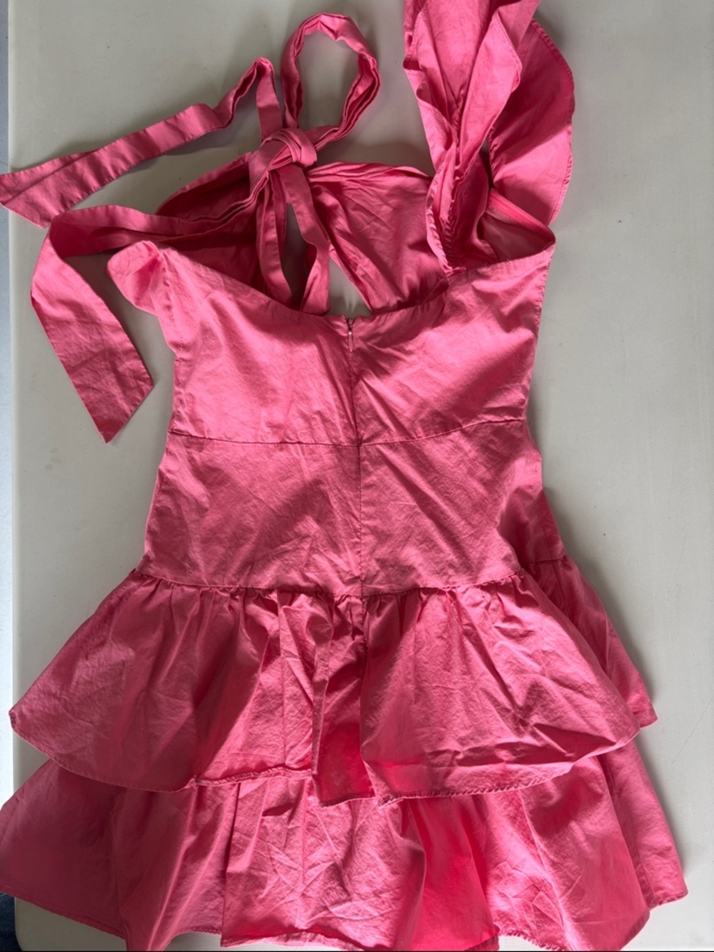 Hello Molly Pink Ruffle Mini Dress - Picture 7 of 7